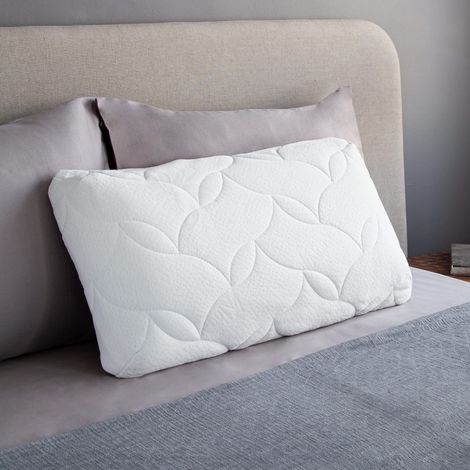 Oreiller Cervical en Mousse à mémoire de Forme avec Housse en Bambou et Aloe Vera 70 x 36 x 10 cm (1/5)
