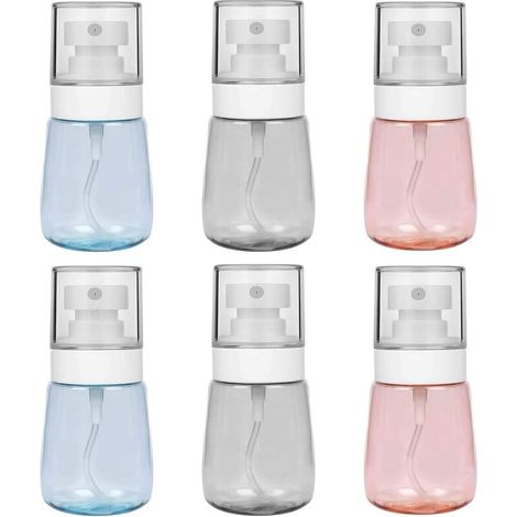 Flacon Vaporisateur de Brume,6 pcs 30ml Flacons Pulvérisateurs Réutilisables Flacon Spray Vide Voyage Vaporisateur Bouteille Contenant,pour Skincare Lotion,Parfums,Cosmétique,Huile,Cheveux,Pla (1/5)