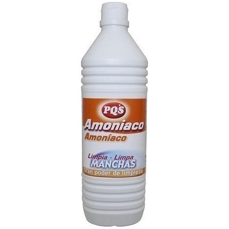 PQS amoniaco 1 litro , La solución más eficaz y utilizada para eliminar manchas en distintas superficies por su gran poder de limpieza.
Especialmente recomendado para la limpieza