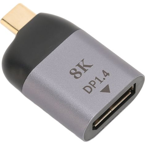 Adaptateur Compact USB-C vers DisplayPort 8K 60Hz pour PC Portable Windows, Haute Résolution (1/5)