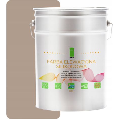 VERNICE PER FACCIATE AL SILICONE BEIGE PERLA TONALITÀ BEIGE 10L (1/5)