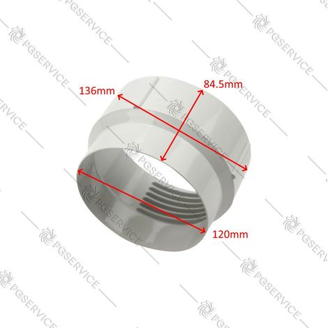Delonghi raccordo tubo lato finestra Pinguino PAC AN WE ECO AG90 A85 A95 A110 (1/2)