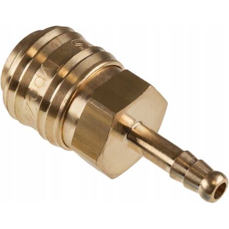 Raccord rapide pour tuyau 6 mm RQS type 26 avec bouchon (1/2)
