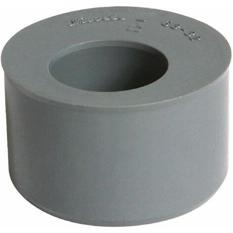Spina di riduzione incorporata PVC maschio 100 mm, femmina 32 mm.