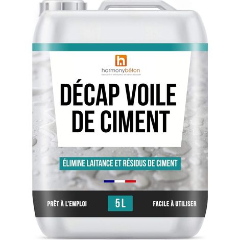 Décapant voile Ciment - 5 L - Harmony Béton (1/2)