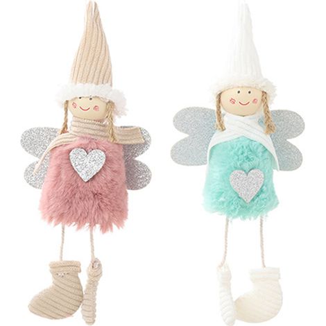 Angel Ornament - Christmas Tree Decoration - Holiday Home Decor - Pack Of 6 (1/5)