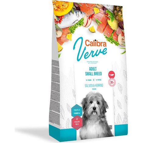 Calibra Dog Gf Verve Arengele per piccole razze per adulti Salmon 6kg