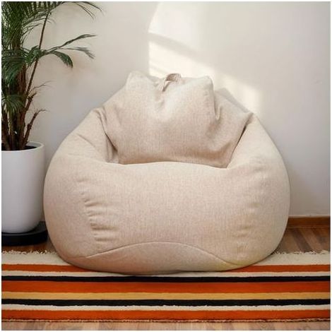 Kaelt - Bb-Boom – Pouf résistant à l'eau en polyester – Forme de poire – Dimensions 90 x 110 cm – Housse imperméable et facile à nettoyer (1/5)