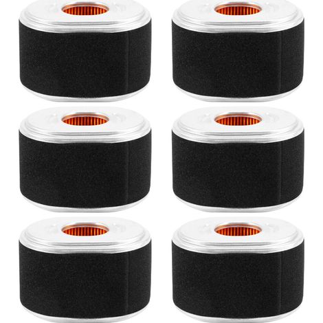 Seis filtros de aire para motocicletas Honda GX120, GX140, GX160 y GX200, números de pieza: 17210-Z4M-821, 17210-ZE1-821, 111-4274, AFZE18, 17210-ZE1-517, 5.5/6.5 caballos de fuerza. (1/3)