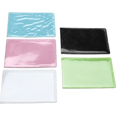 Lot de 5 cadres photo magnétiques en polypropylène (PP) de 7,6 cm (3 pouces), pochettes photo, mini porte-photos magnétiques pour la décoration du réfrigérateur et de la maison (1/5)