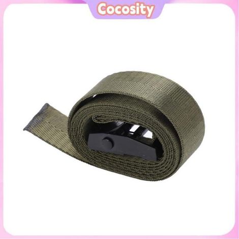 Cocosity Sangles d'arrimage (3 Mètres) 2Pcs Sangles D'attache Vert 25mm Poids Lourds Attacher Des Bande sport outillage 3 mètres (1/5)
