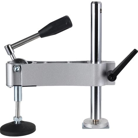 Scie sur table à glissière, presse rapide, design convivial, Argent (1/2)