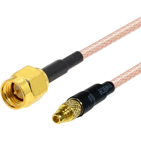 Cavo pigtail con connettore MMCX / connettore SMA RG316 da 2 m