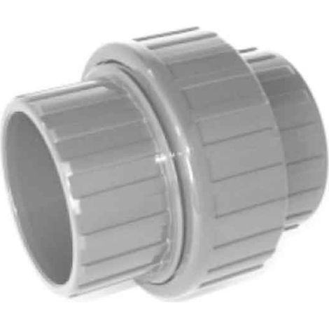 ENLACE TRES PIEZAS PVC PRESION ENCOLAR 50 (1/2)