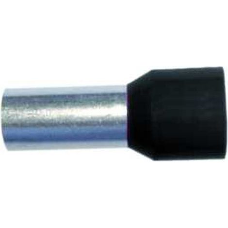 Isolierte Aderendhülse 1,50 mm² schwarz, Inhalt 100 Stück Lüsterklemmen & Aderendhülsen