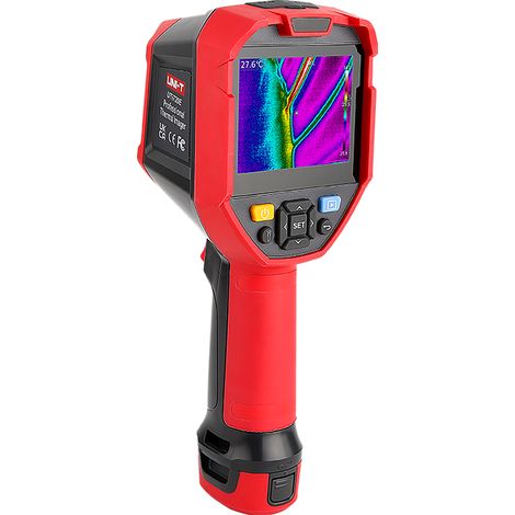 Termocamera WiFi Uni-t UTi720E, risoluzione 256x192 pixel, 7 colori, scheda Micro SD.