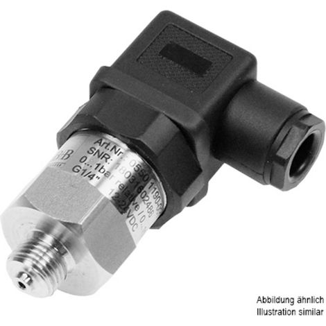 B + B Thermo-Technik Transmetteur de pression 1 pc(s) 0550 2181-003 Connecteur d'électrovanne ISO 4400