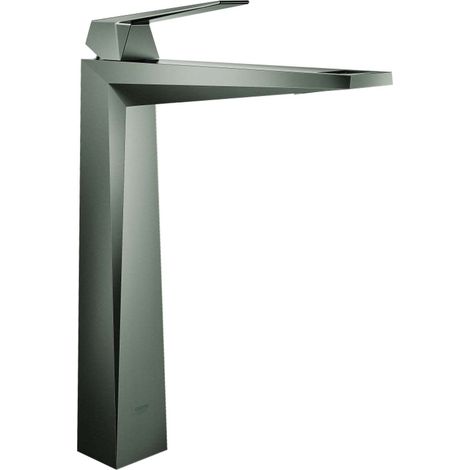 Grohe Allure Brilliant - Miscelatore per lavabo da appoggio, Hard Graphite spazzolata 23114AL0 (1/2)