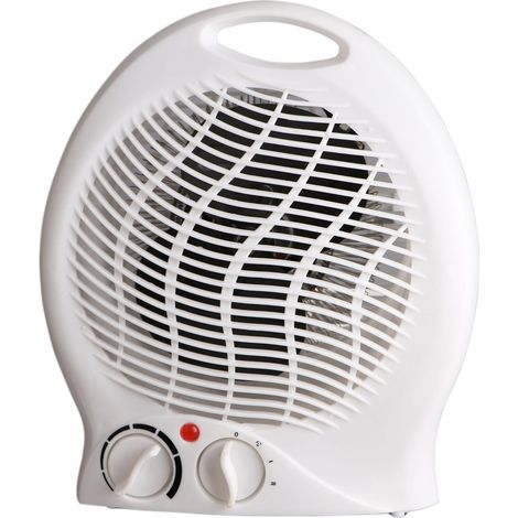 Radiateur soufflant fixe 2000W, 2 vitesses, blanc (1/5)