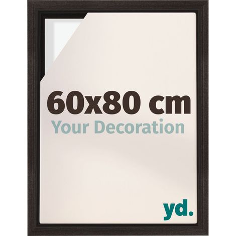 Your Decoration - Cadre flottant - Chene Fonce - Cadre en caisse américaine pour toile sur chassis - MDF - Lyon (1/5)
