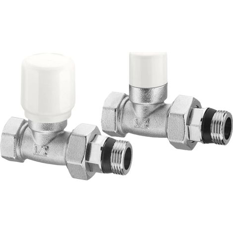 Arteclima - Valvola + Detentore 1/2" Diritto Attacco Ferro