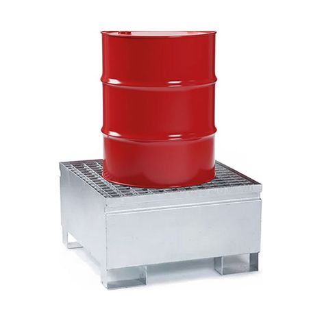 Pallet di ritenzione per 1 fusto - Capacità 220 litri - MINIMCT872A-C