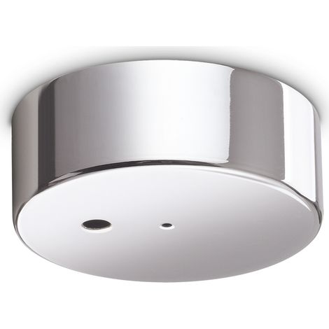 Rosone Contemporaneo Metallo Cromo 1 Luce
