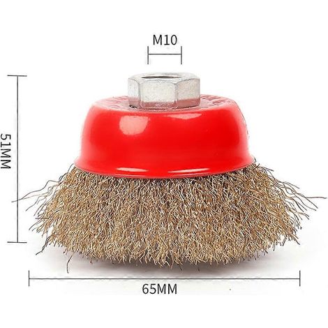 Brosse en fil d'acier et en sisal pour outils électriques, accessoire en laiton pour enlever la rouille