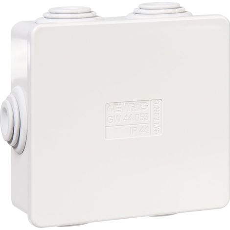SCATOLA DI DERIVAZIONE CON PARETI PASSACAVI 80x80x40mm GEWISS GW44053