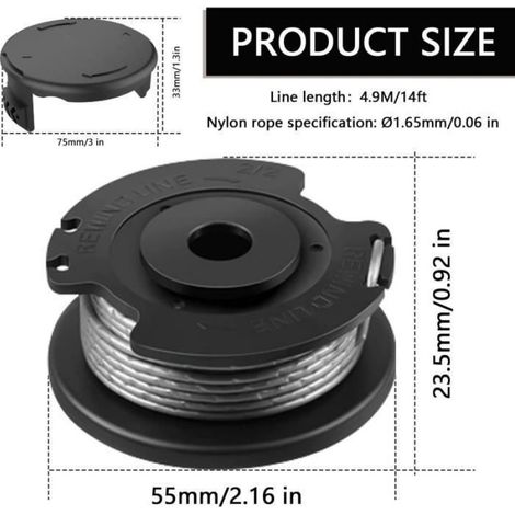 Bobine de Fil de Coupe-Herbe - Bosch - ART 23SL 26SL - Bobine de remplacement - Haute qualité et efficacité (1/4)