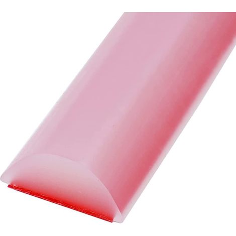 Barre de seuil de douche, autocollante, pour seuil de douche, barrage d'eau, douche, salle de bain, joint d'étanchéité - 200 cm - Transparent (1/5)