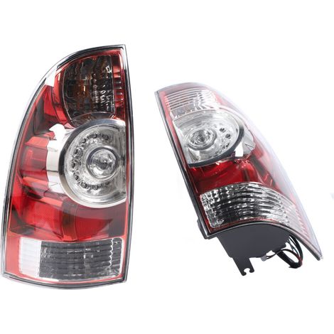 Adecuado para un par de luces de freno LED traseras de Tacoma, resistente a los rayos UV, para una conducción segura.