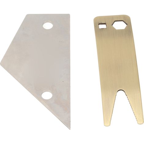Clé de guitare multifonction, outil de nivellement de frettes, rochet à cordes, tourne-bouton, accordeur, accessoire pour luthier, réglage de manche, 3-en-1, acier inoxydable (1/5)