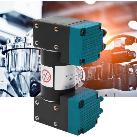 Hochleistungsfähige, geräuscharme Miniatur-Vakuumpumpe (-90–350 kPa, 24 W, 10–20 l/min, DC 12 V/DC 24 V/AC 220 V) (1/5)