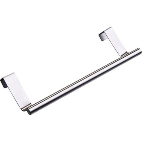 Porte-serviettes en acier inoxydable - Barre Porte-serviettes - Porte-serviettes de salle de bain - 36,5 cm - Barre simple - Argent - Sans Embouts/ À suspendre (1/5)