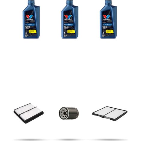 Kit tagliando 3 FILTRI e 3L OLIO compatibile con Hyundai i10 1.0 51kw dal 2010 (1/5)