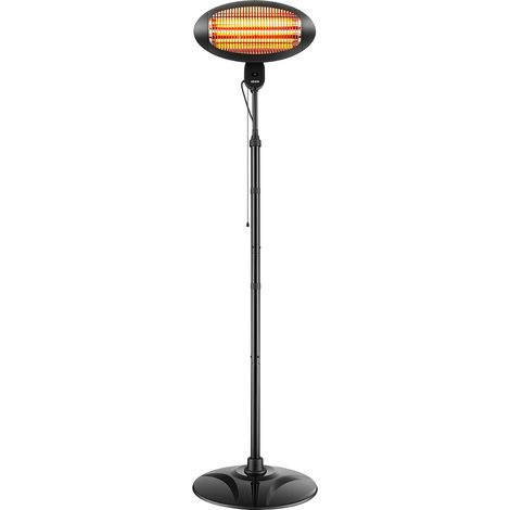 Radiateur Infrarouge 2000 W sur Pied, Chauffage Extérieur Infrarouge (1/5)