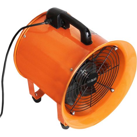 Ventilateur Industriel d'extraction de Poussière 300mm Tuyau d'air Portable de 6m Ventilateur d'extraction de Fumée d'atelier Ventilateur de Conduit Industriel en PVC 550W 110V