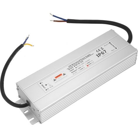 Alimentation pour ruban LED 24 V 150 W 6,25 A, étanche IP67, transformateur de commande LED