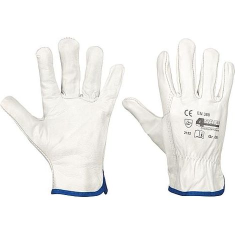 Gants de chauffeur cuir vachette (EN 388) taille 10