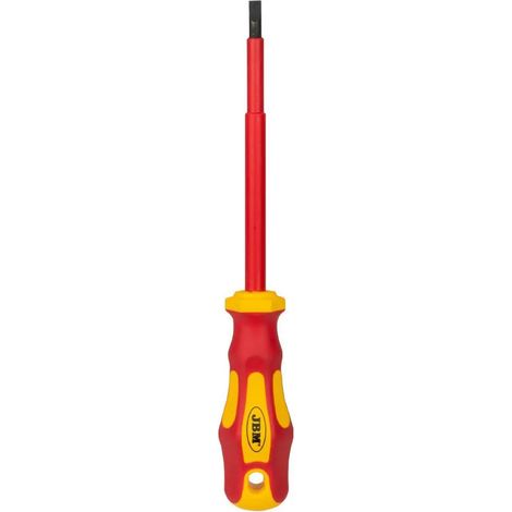 Cacciavite piatto JBM 1.2x6.5x150 mm isolato certificato VDE