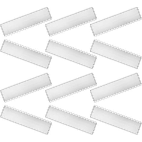Stück Transparente Etikettenhalter aus Pvc mit Doppelt
