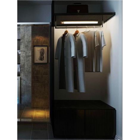 Lampada Led Luce Naturale Sensore Crepuscolare Rileva Movimento Ricaricabile 3 W (1/4)