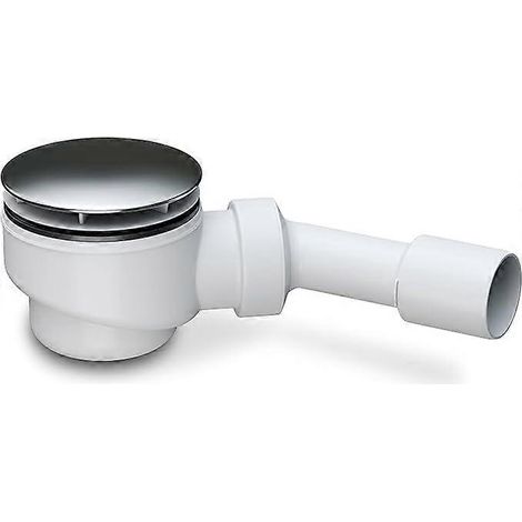 Système de drainage avec siphon pour receveur de douche, avec orifice d'évacuation, couvercle en acier inoxydable de qualité allemande (1/5)