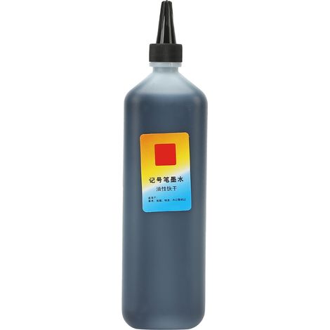 Marker Refill Ink Color Permanent Poster Pen Replenishing Liquid Art Craft Supplies200ml Black (1/5)