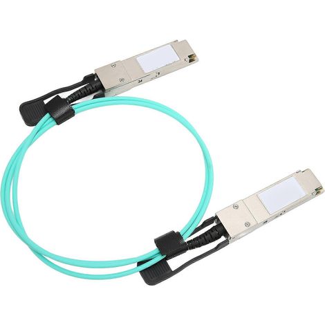 Câble Optique Actif QSFP28 vers QSFP28 40G 1M 850nm Haute Vitesse Compatible HP ZTE DELL Entel pour Extreme (1/5)