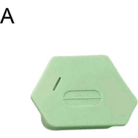 Guide de couture magnétique (vert) pour machine à coudre, guide de couture polygonal pour ourleur (1/5)
