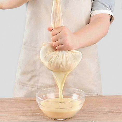 Étamine à fromage réutilisable 3 plis, linge à passer-plat, mousseline pour la cuisine et la filtration (1/5)