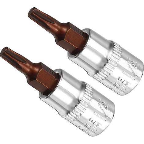 2 Pièces Embouts de Tournevis Torx Embout Métrique T20 1/4 Pouce (1/5)