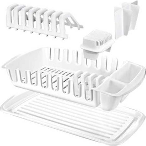 Escurridor de platos con bandeja Kit de limpieza Tescoma 900644